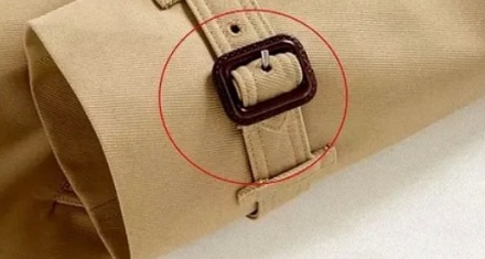 风衣后面那块布是干嘛用的?