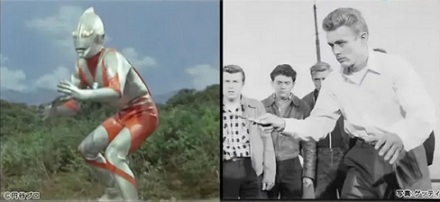奥特曼发射光波时,为什么要佝着身子?