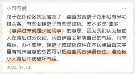 拉萨的车后面为什么都挂着一只鞋？