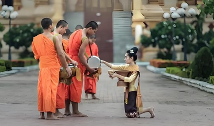 泰国僧人吃饭靠「讨」?揭秘千年化缘戒律背后的奥秘!