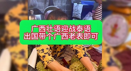 壮泰「加密通话」？广西人学泰语自带外挂！