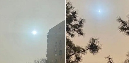 为什么在沙尘暴的时候看太阳会变成蓝色?