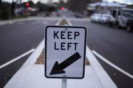 行车方向靠道路左侧的国家有哪些?